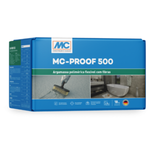 MC-PROOF 500 - Argamassa polimérica flexível para impermeabilização